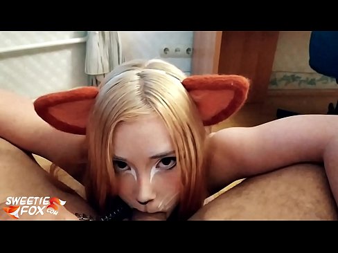 ❤️ Kitsune ngulu kontol lan cum ing dheweke tutuk ☑ Porno ing jv.pornovore.ru ﹏